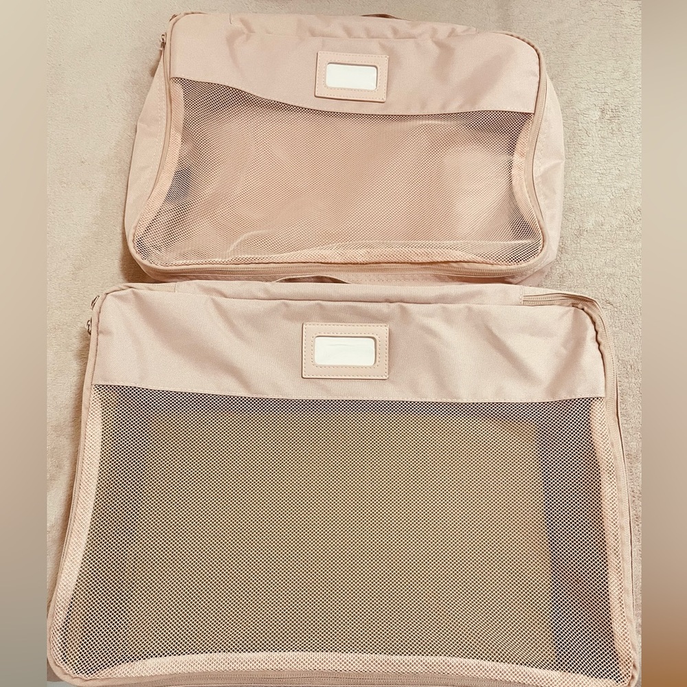 Pink Sand Calpak Packing Cubes